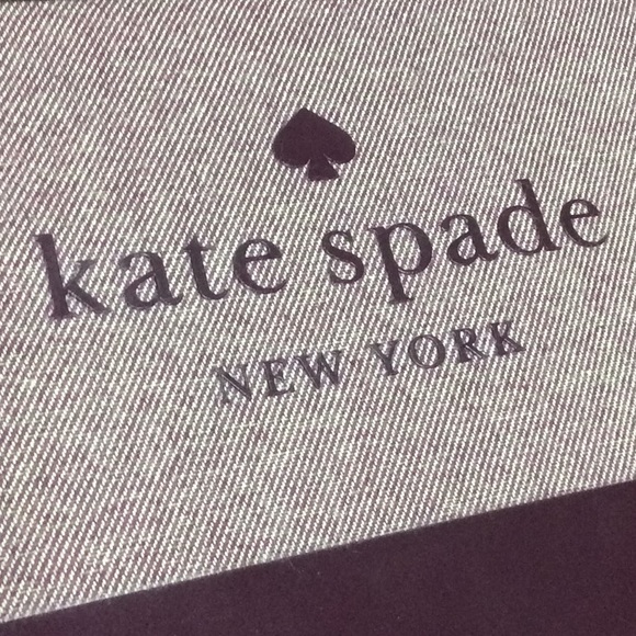 Kate spade large tweed pouch dark plum - Picture 3 of 6